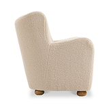 Haworth Curved Borg Accent Chair from Roseland Furniture