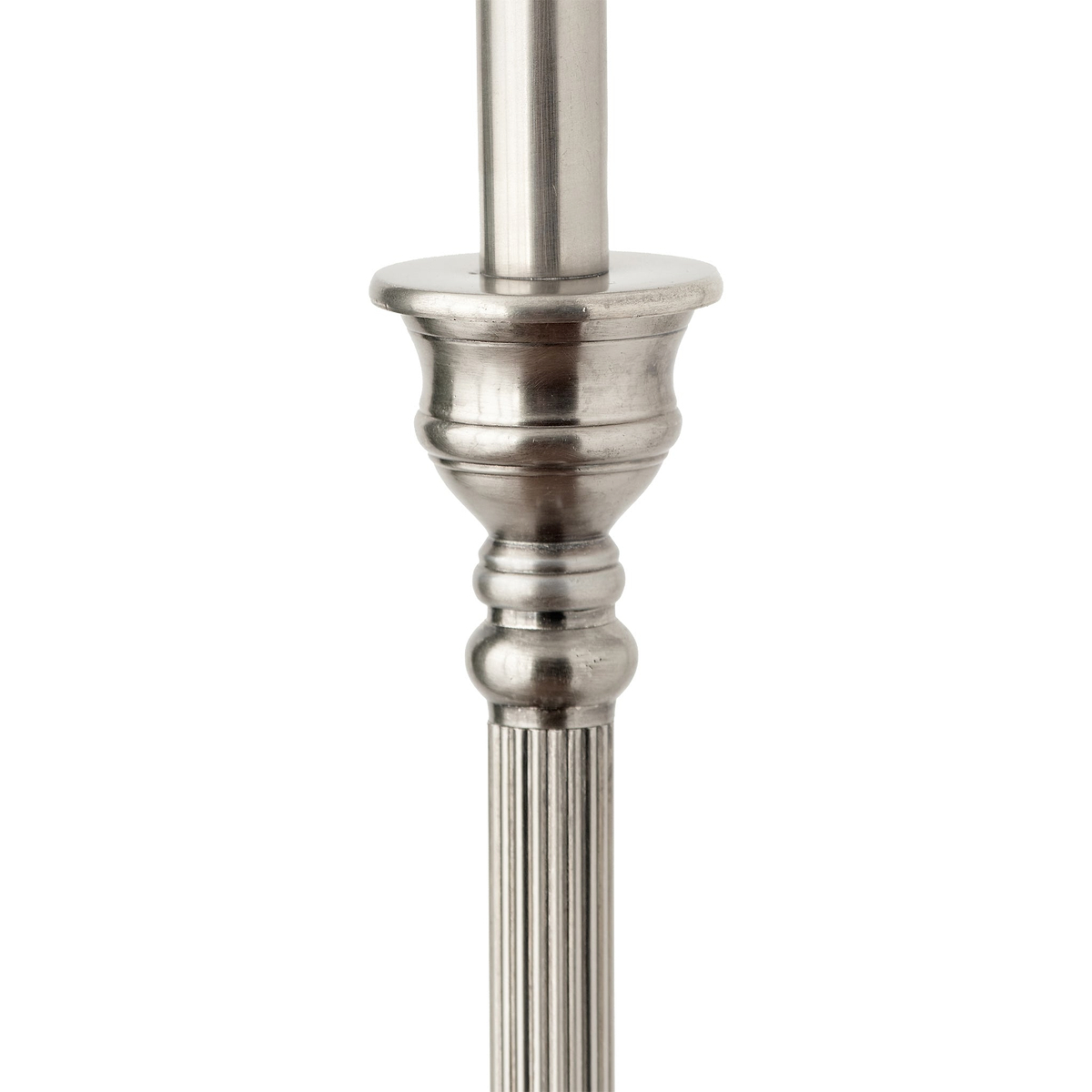 Canterbury Antique Silver Floor Lamp