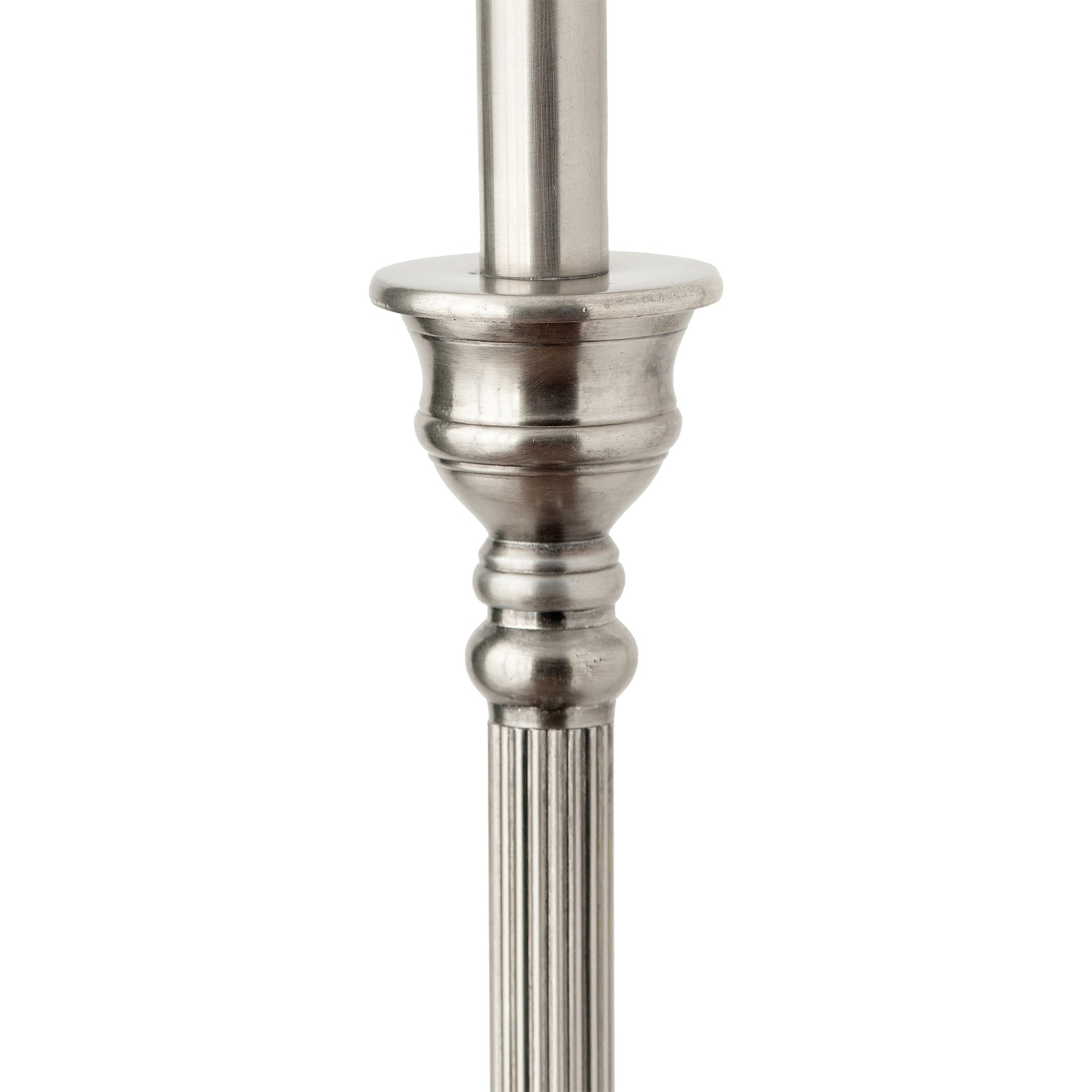 Canterbury Antique Silver Floor Lamp
