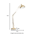 Alonzo Brass Task Floor Lamp from Roseland Furniture