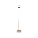 Langston Satin Brass Metal 4 Post Floor Lamp from Roseland Furniture