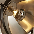 Elstree Black and Silver Metal Tripod Floor Lamp from Roseland Furniture