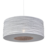 Patpong 50cm Grey Jute Easy Fit Pendant