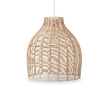 Caswell Natural Rattan Coche Pendant from Roseland Furniture