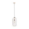 Dania French Gold Metal Wire Tall Pendant from Roseland furniture