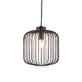 Dania Matt Black Metal Wire Pendant