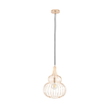 Dania French Gold Metal Wire Shaped Pendant from Roseland Furniture