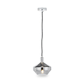 Jaxon Shiny Smoked Glass Domed Pendant from Roseland Furniture