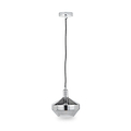 Jaxon Shiny Smoked Glass Domed Pendant from Roseland Furniture