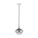 Jaxon Shiny Smoked Glass Domed Pendant from Roseland Furniture