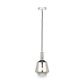 Jake Shiny Smoked Glass Pendant from Roseland Furniture