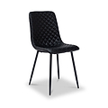 Brogan Faux Leather Quilted Back Dining Chair from Roseland Furniture