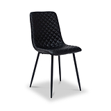 Brogan Faux Leather Quilted Back Dining Chair from Roseland Furniture