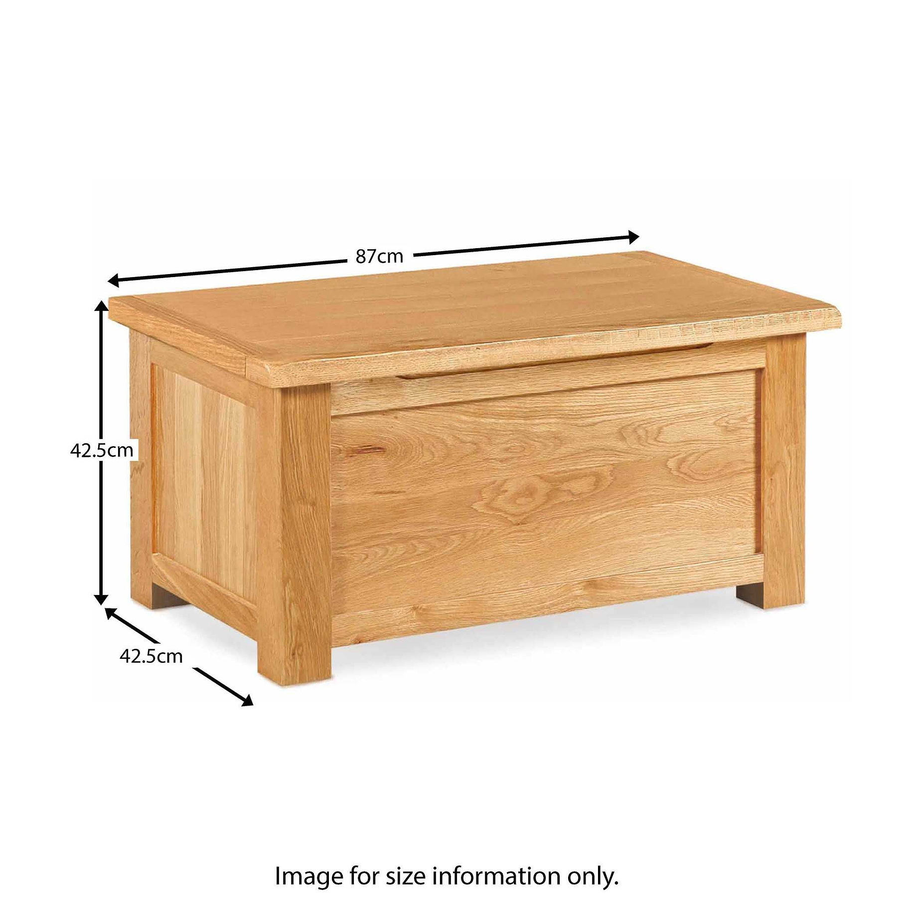 Lanner Oak Blanket Box  by Roseland Furniture