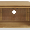 Alba Oak Corner TV Unit from Roseland Furniture