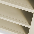 Farrow Cream Small Bookcase shelves