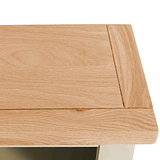 Farrow Cream Small Bookcase oak top