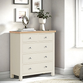 Farrow Cream 2 Over 3 Chest Of Drawers from Roseland Furniture - Lifestyle Shot