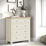 Farrow Cream 2 Over 3 Chest Of Drawers from Roseland Furniture - Lifestyle Shot