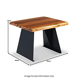 Enise Acacia Lamp Table from Roseland Furniture