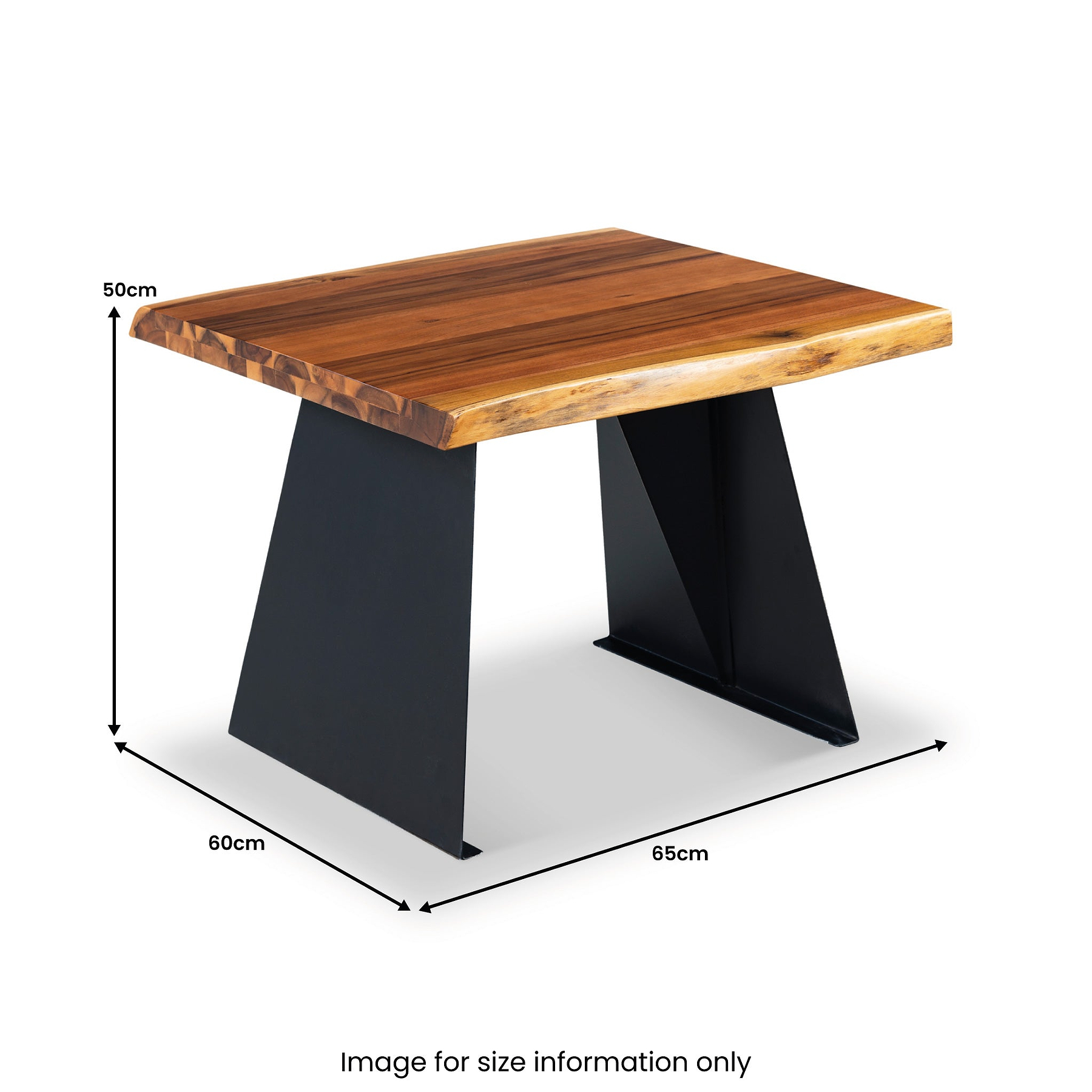 Enise Acacia Lamp Table from Roseland Furniture
