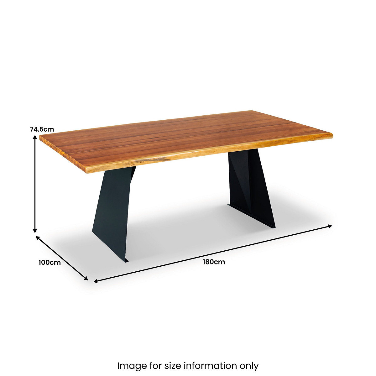 Enise Acacia 180cm Dining Table from Roseland Furniture