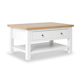 Farrow White Coffee Table from Roseland Furniture