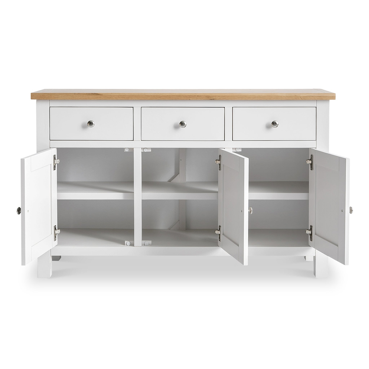 Farrow White Large Sideboard Cabinet by Roseland Furniture