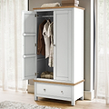 Farrow White Double Wardrobe from Roseland Furniture