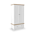 Farrow White Double Wardrobe from Roseland Furniture