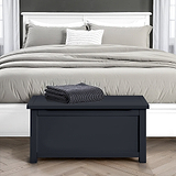 Cornish black Blanket Box from Roseland Furniture