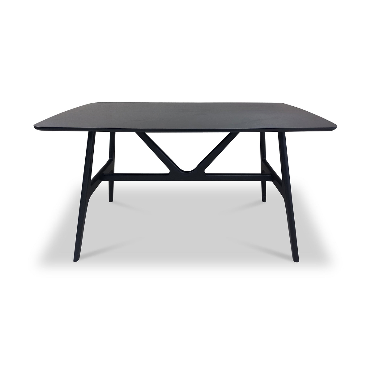 Jackson 135cm Black Dining Table