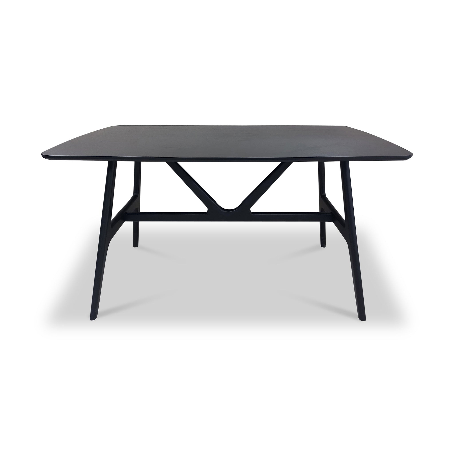 Jackson 135cm Black Dining Table