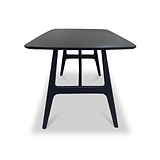 Jackson 135cm Black Dining Table
