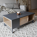 Kelso Grey & Oak Coffee Table