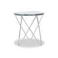 Rhodes Round Chrome Side  Table