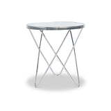 Rhodes Round Chrome Side  Table