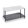 Adrian Marble and Glass Coffee Table from Roseland Furniture