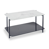 Adrian Marble and Glass Coffee Table from Roseland Furniture