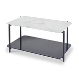 Adrian Marble and Glass Coffee Table from Roseland Furniture