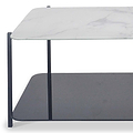 Adrian Marble and Glass Coffee Table from Roseland Furniture