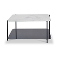 Adrian Marble and Glass Coffee Table from Roseland Furniture