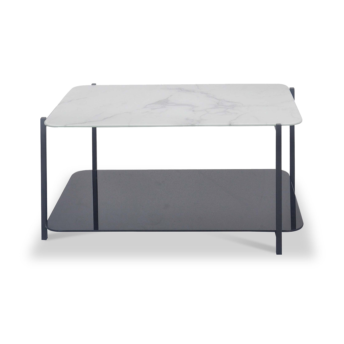 Adrian Marble and Glass Coffee Table from Roseland Furniture
