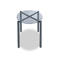 Stanford Glass Side Table from Roseland Furniture