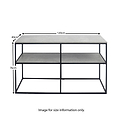 Marti Industrial Open TV Unit - Size Guide