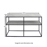 Marti Industrial Open TV Unit - Size Guide