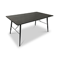 Taylor 160cm Black Rectangular Dining Table from Roseland Furniture
