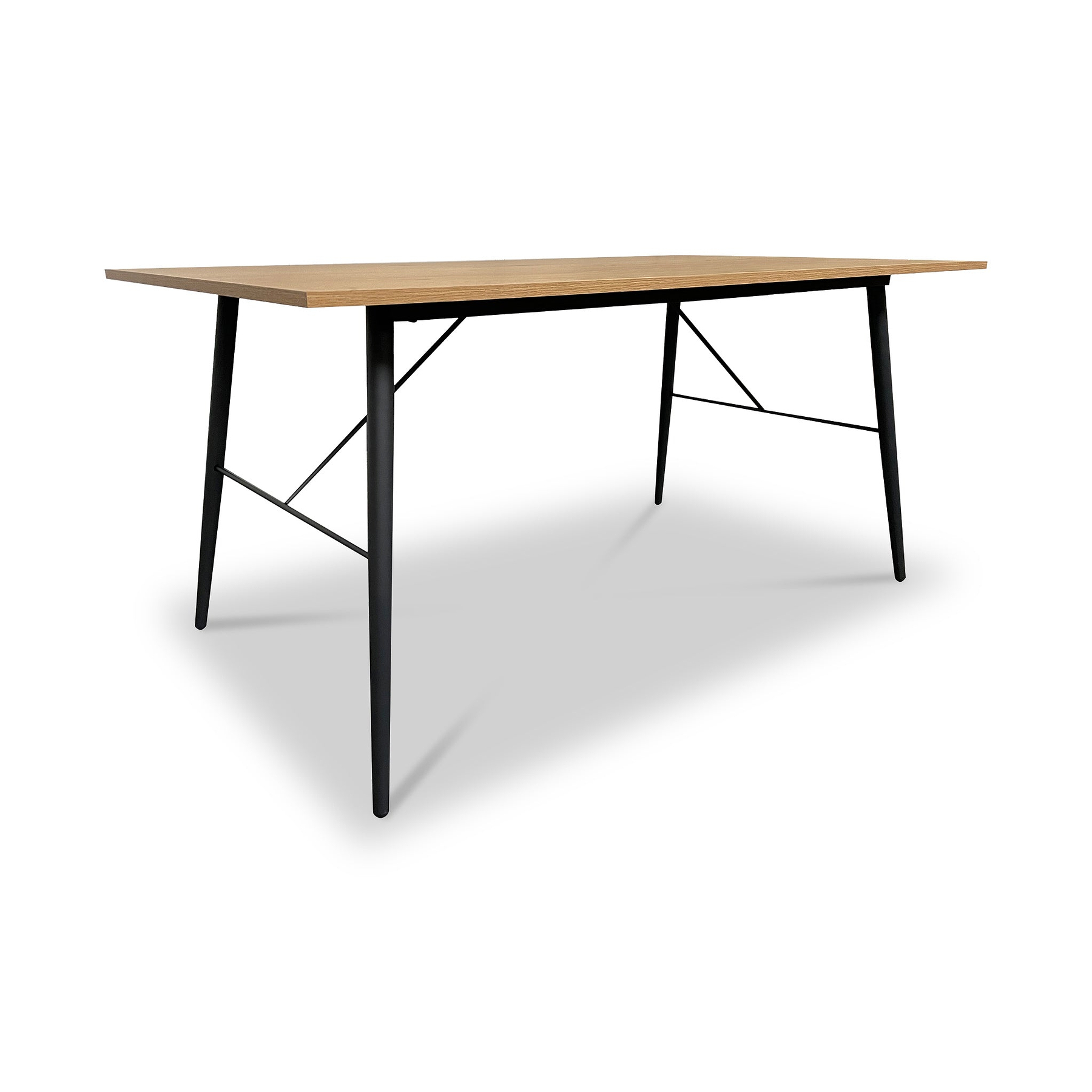 Taylor 160cm Oak Effect Dining Table from Roseland Furniture