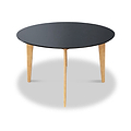 Remy Black 120cm Round Dining Table