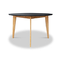 Remy Black 120cm Round Dining Table